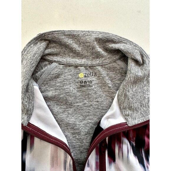 Zella Girl NEW Zip-Front Active Jacket in Gray Size 8/10 - Picture 2 of 3